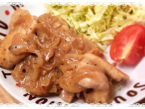 漬け込んで焼くだけ！生姜たっぷり豚の生姜焼き✩